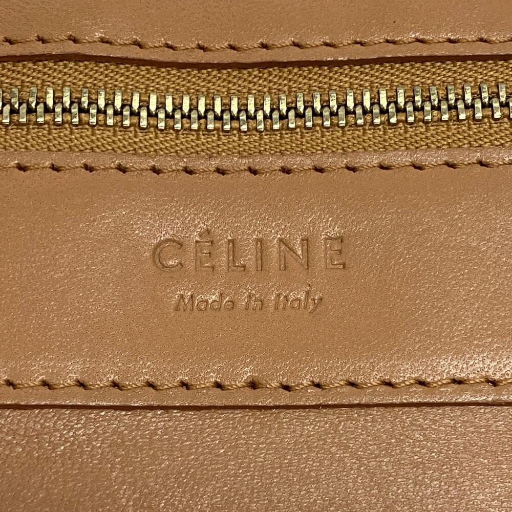 Celine Horizontal Cabas Tote Bag Brown Black - Picture 8 of 9